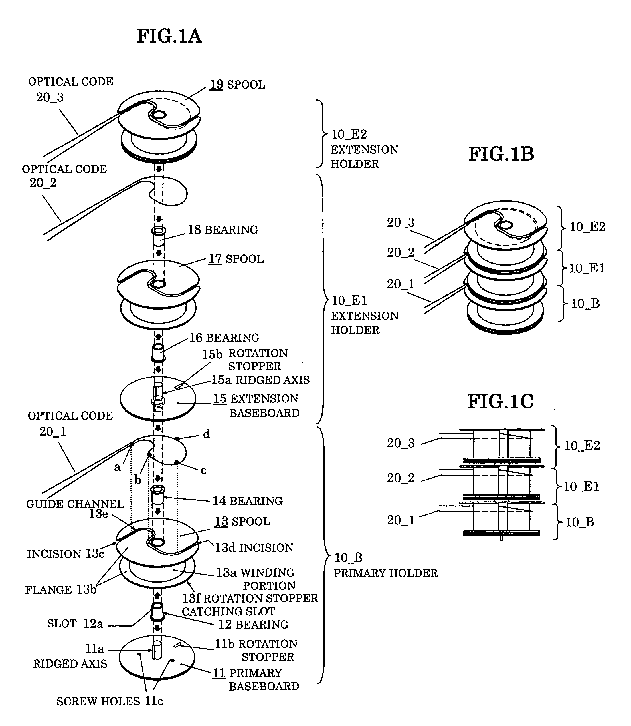 Holder and structure for organizing excess length