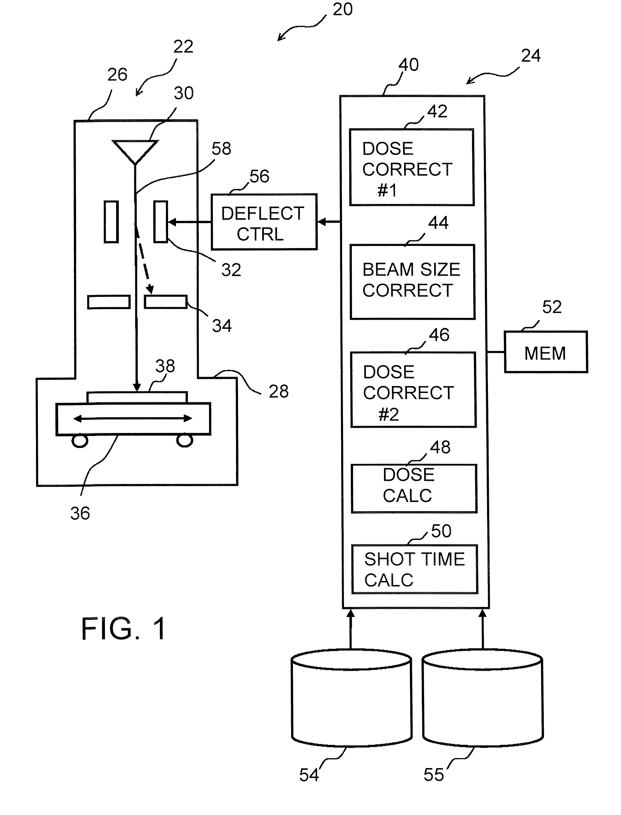 Beam dose computing method and writing method and record carrier body and writing apparatus
