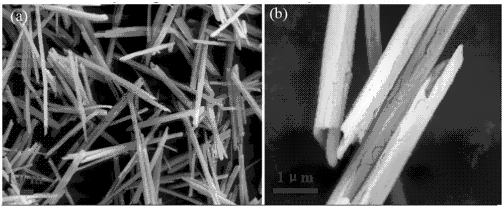 Rare earth-doped oxide micron tube material with light and temperature sensing properties, and preparation method of rare earth-doped oxide micron tube material