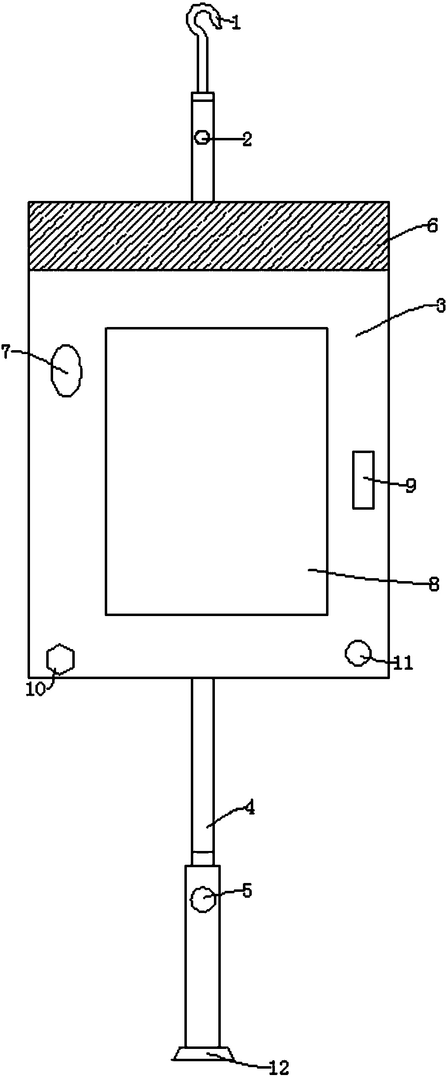 Foldable warning board