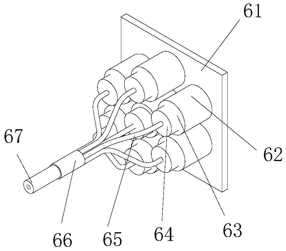 Regulation and control device of excitation light source