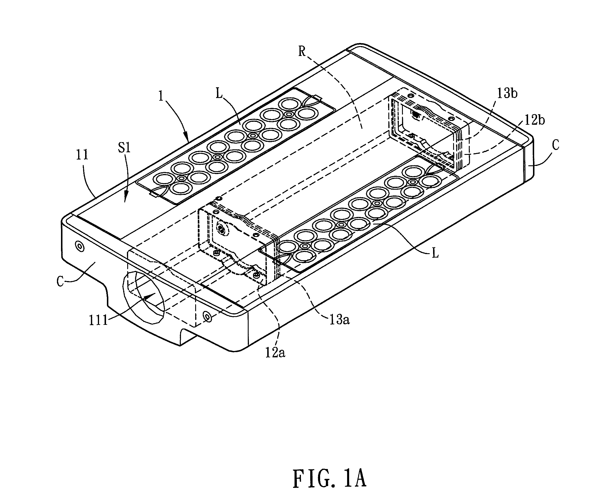 Waterproof apparatus for outdoor lighting with electronic device sealed in cavity of an aluminum extrusion