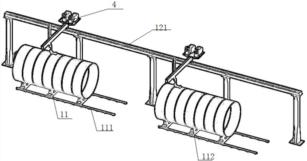 Efficient full-automatic intelligent welding equipment and working method thereof