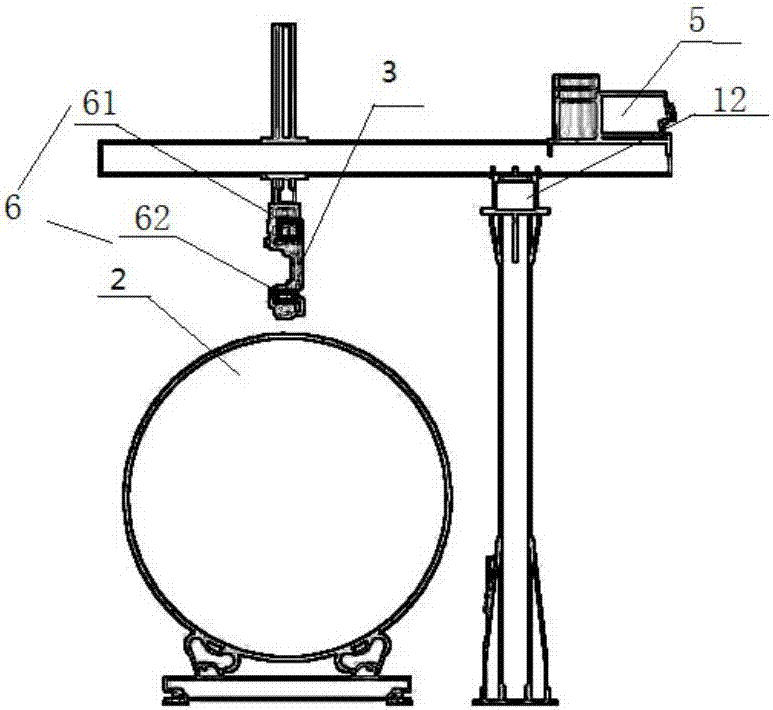 Efficient full-automatic intelligent welding equipment and working method thereof