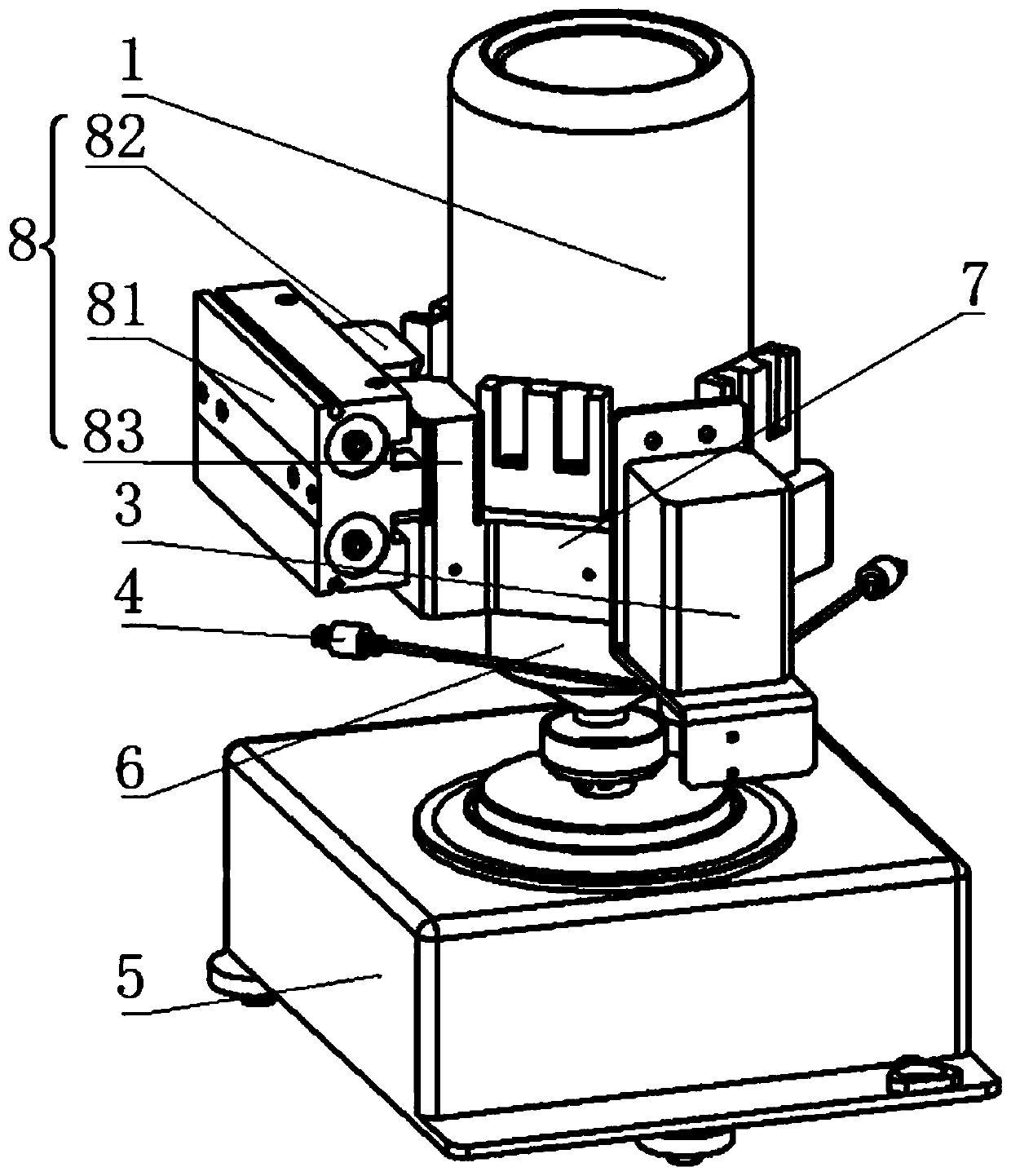 Automatic powder weighing device