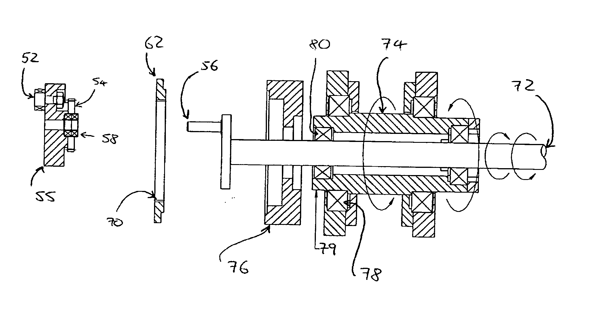 Movement output apparatus