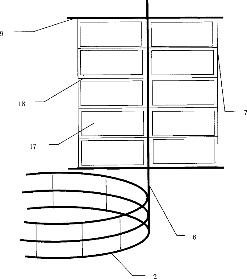 Sail-oar combination type wind-light energy source composite type generator and use thereof