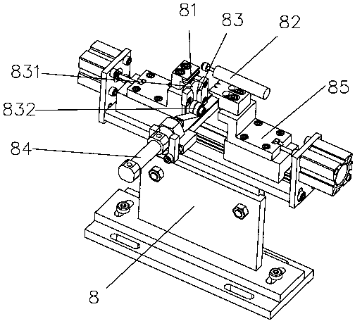 Halogen lamp foot-bending machine