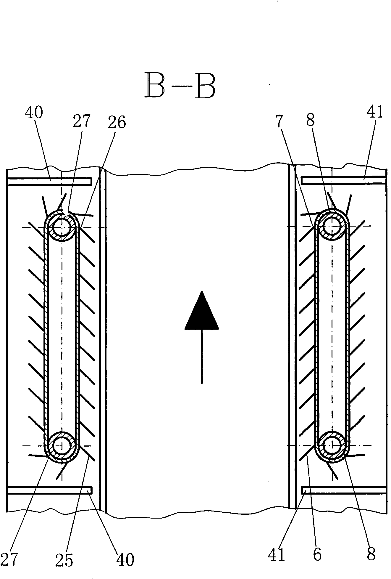 Tunnel wind-driven generating device