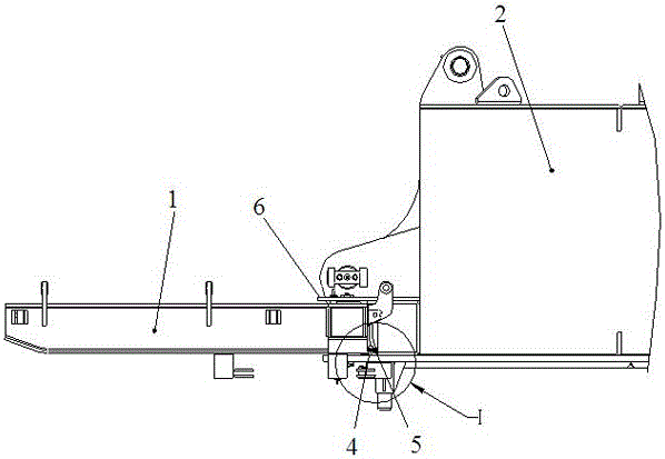Rotating and positioning device of control cabin bracket