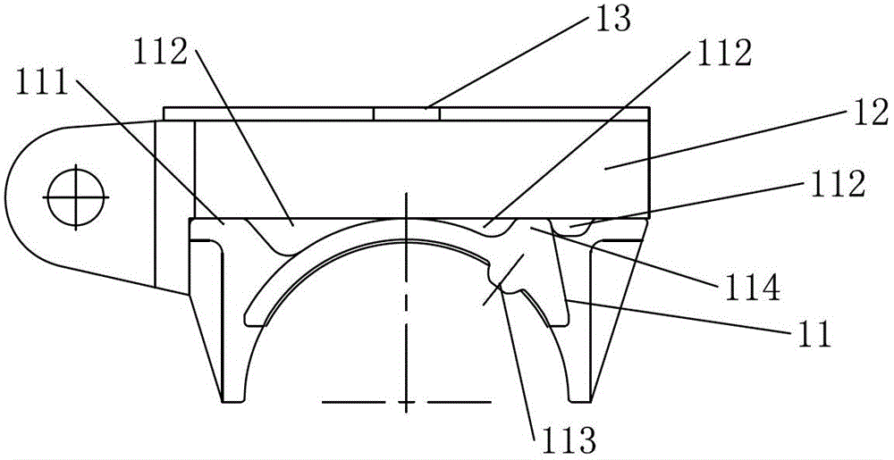 Positioning and coupling structure of suspension and trailer axle