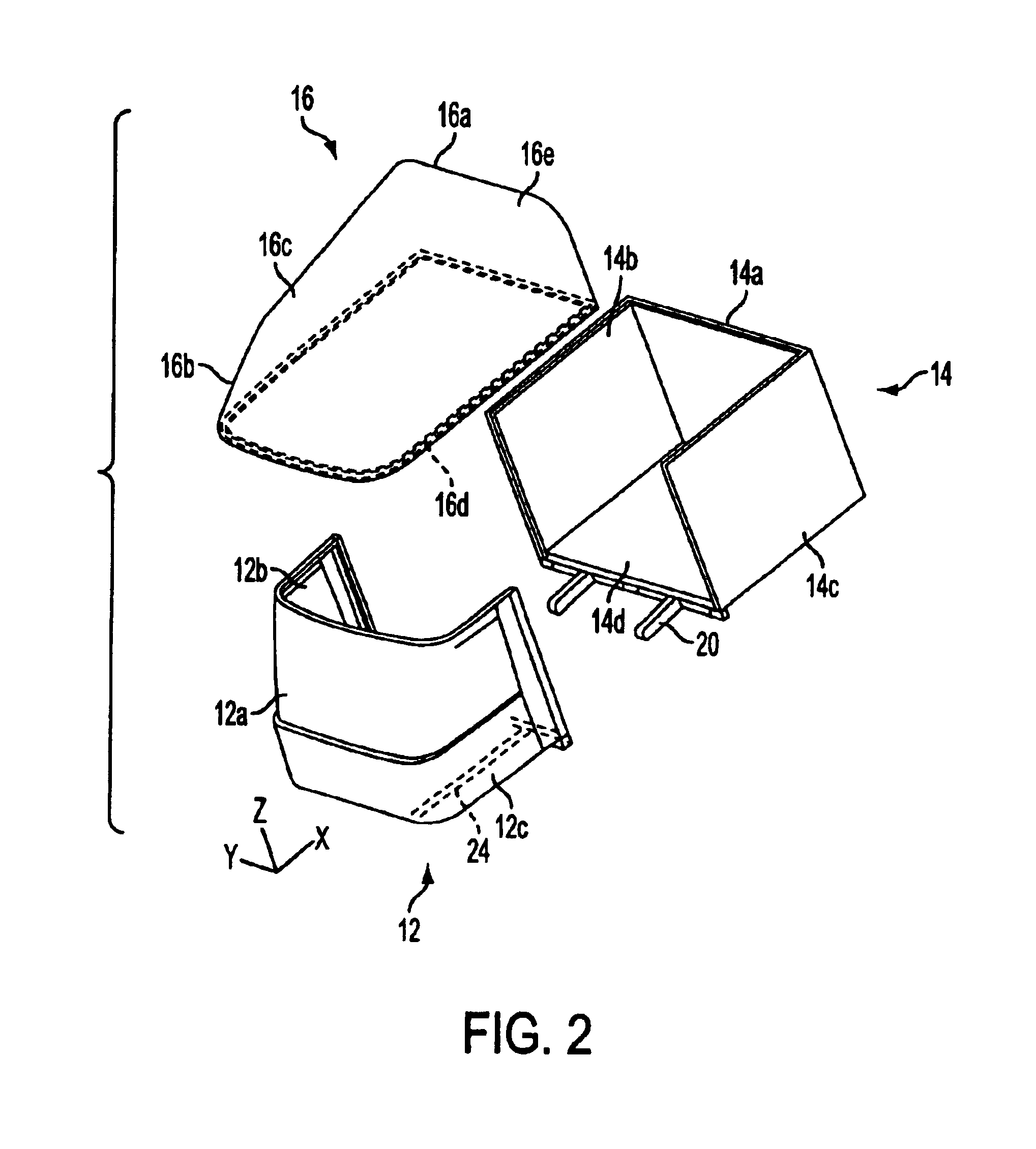 Modular cab, sleeper and roof structural assembly for a truck-tractor vehicle