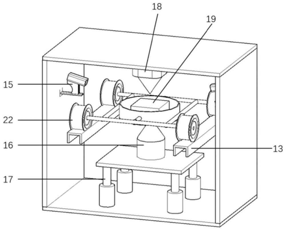 tbm-mounted automatic acquisition of rock slag particle size and strength characteristics test device and method