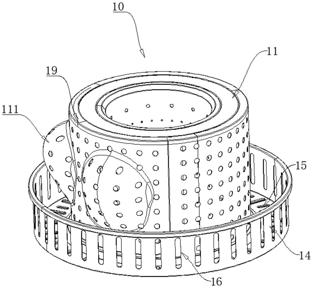 Clothes treatment rack and washing machine comprising same