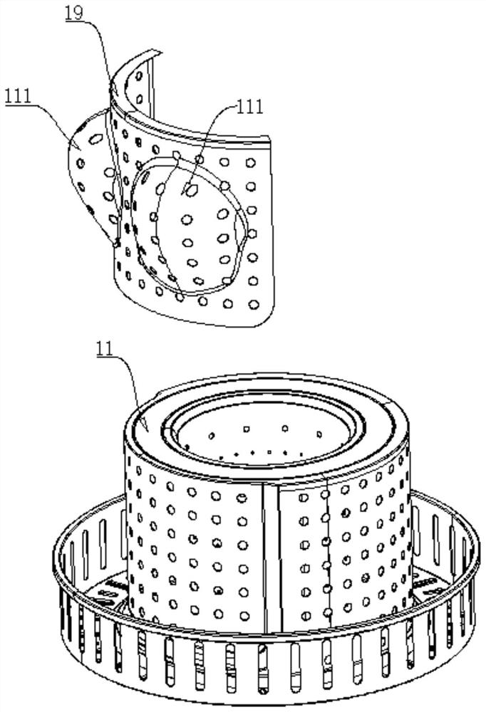 Clothes treatment rack and washing machine comprising same