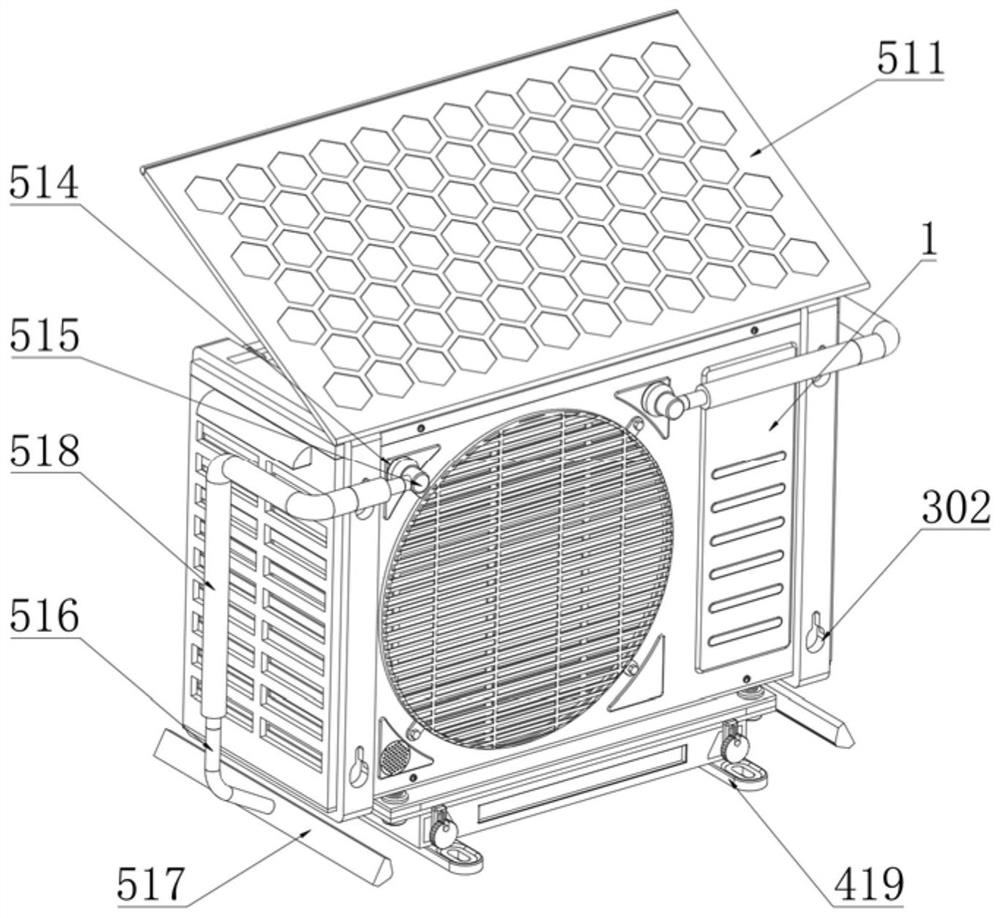 Safe air conditioner mounting method based on outdoor unit