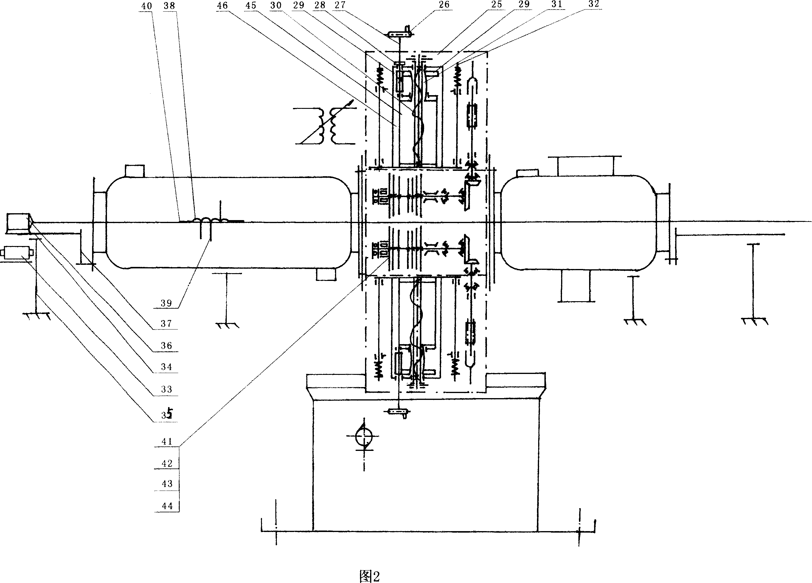 Process equipment for integral ring-shaped finned tube and technique thereof
