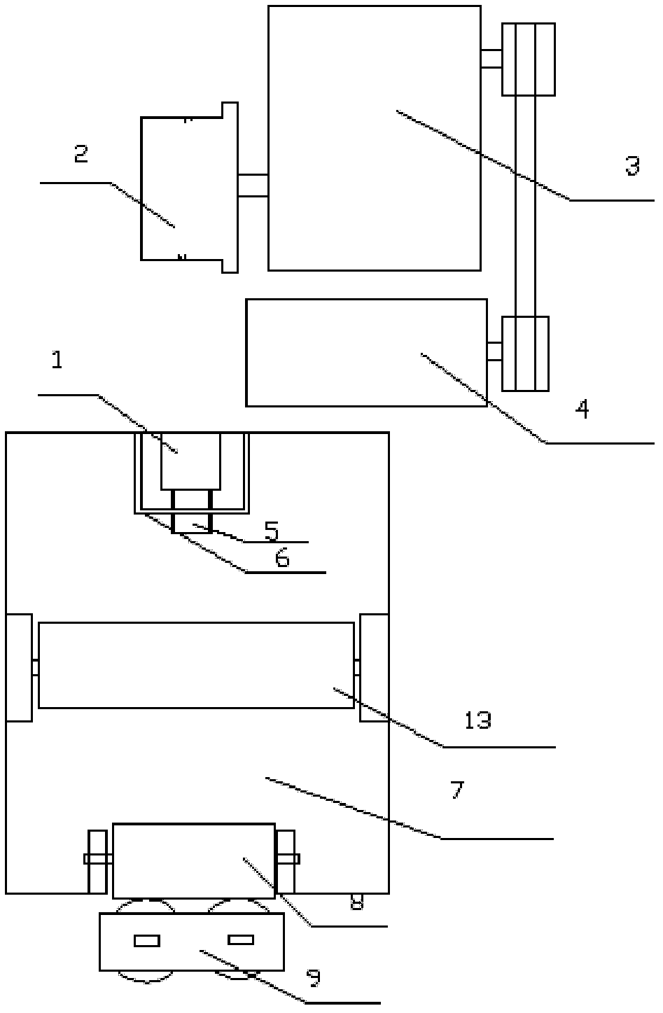 A metal rod drawing device and method