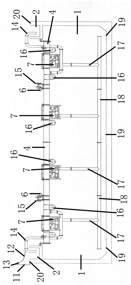 Float-type sludge scraping and suction system, and sludge scraping and suction operation method