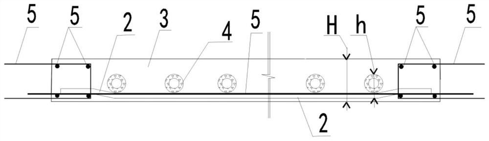 A structural panel containing bamboo strips and its design method