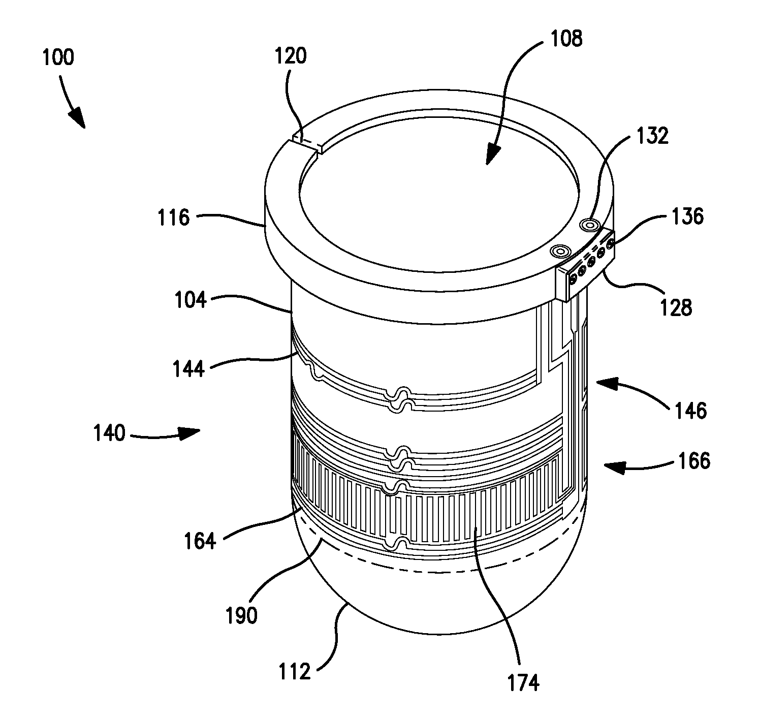 Direct vessel heating for dissolution testing