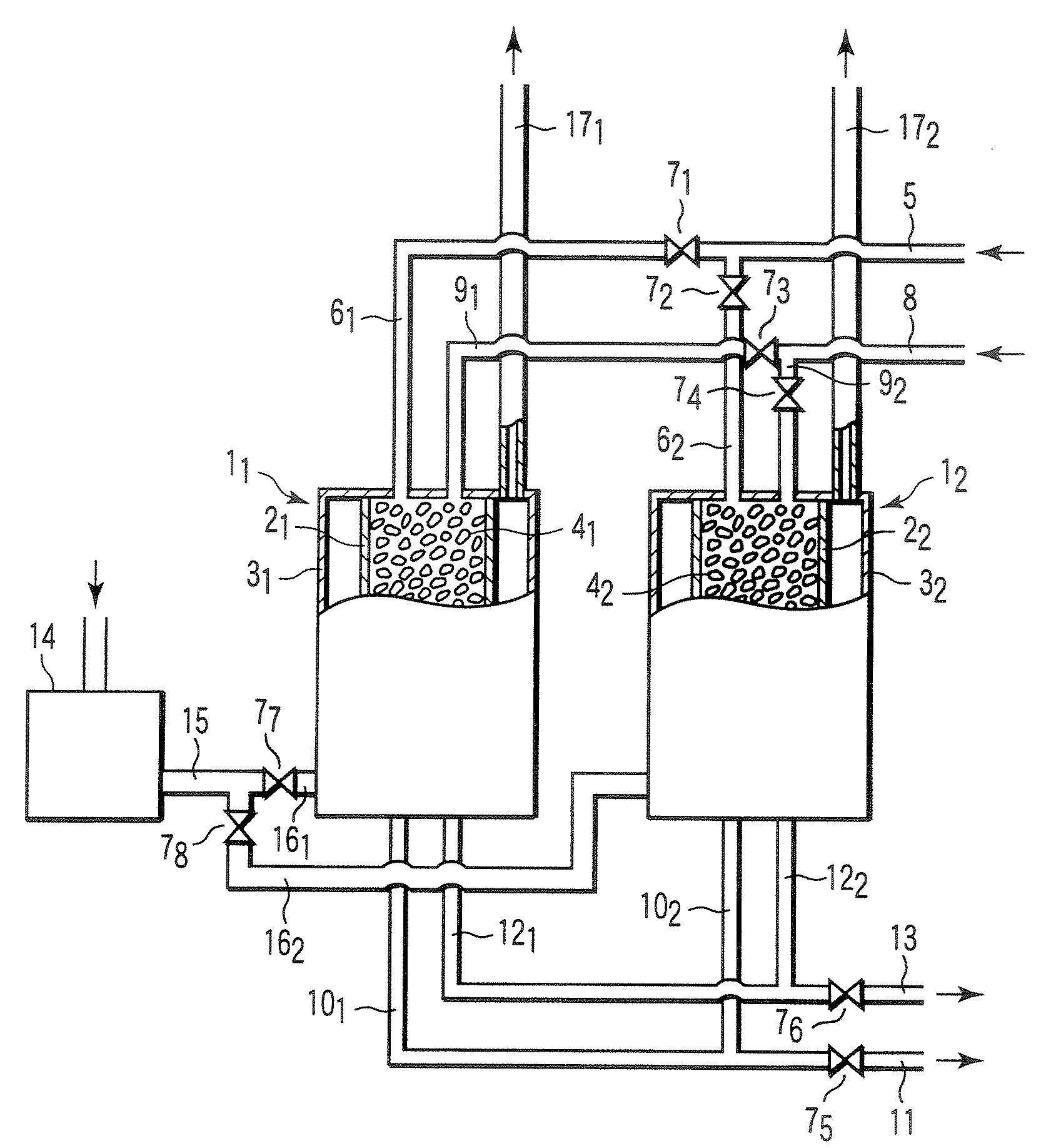 Carbon dioxide absorbent, carbon dioxide separating apparatus, and reformer
