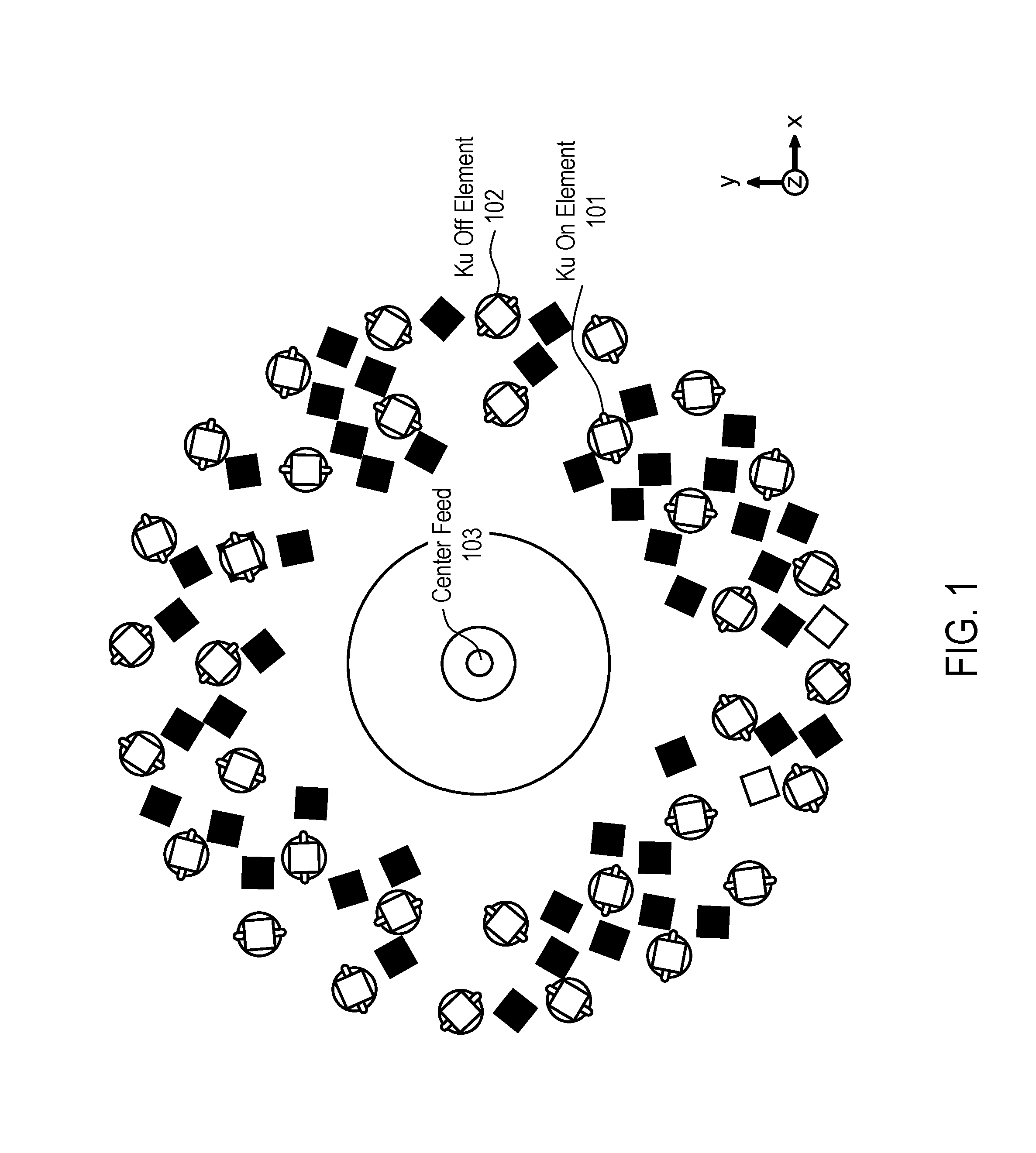 Combined antenna apertures allowing simultaneous multiple antenna functionality
