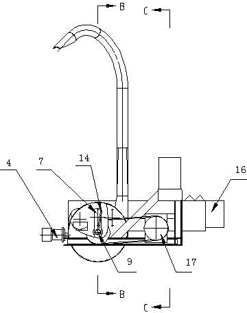 Green belt trimming device with recovery device