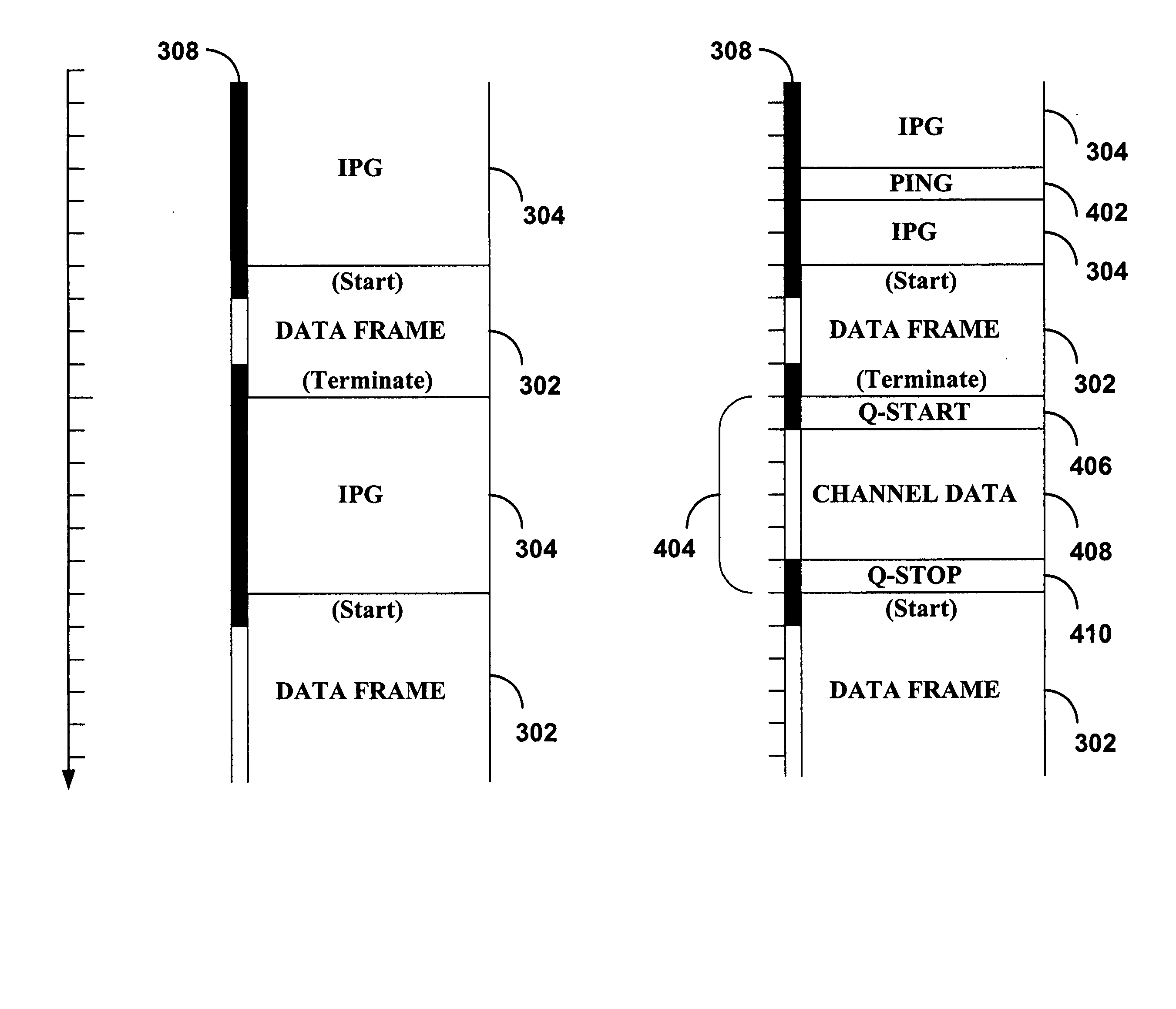 Extended link monitoring channel for 10 Gb/s Ethernet