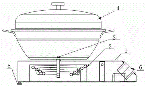 Integrated electric heating steam cooker