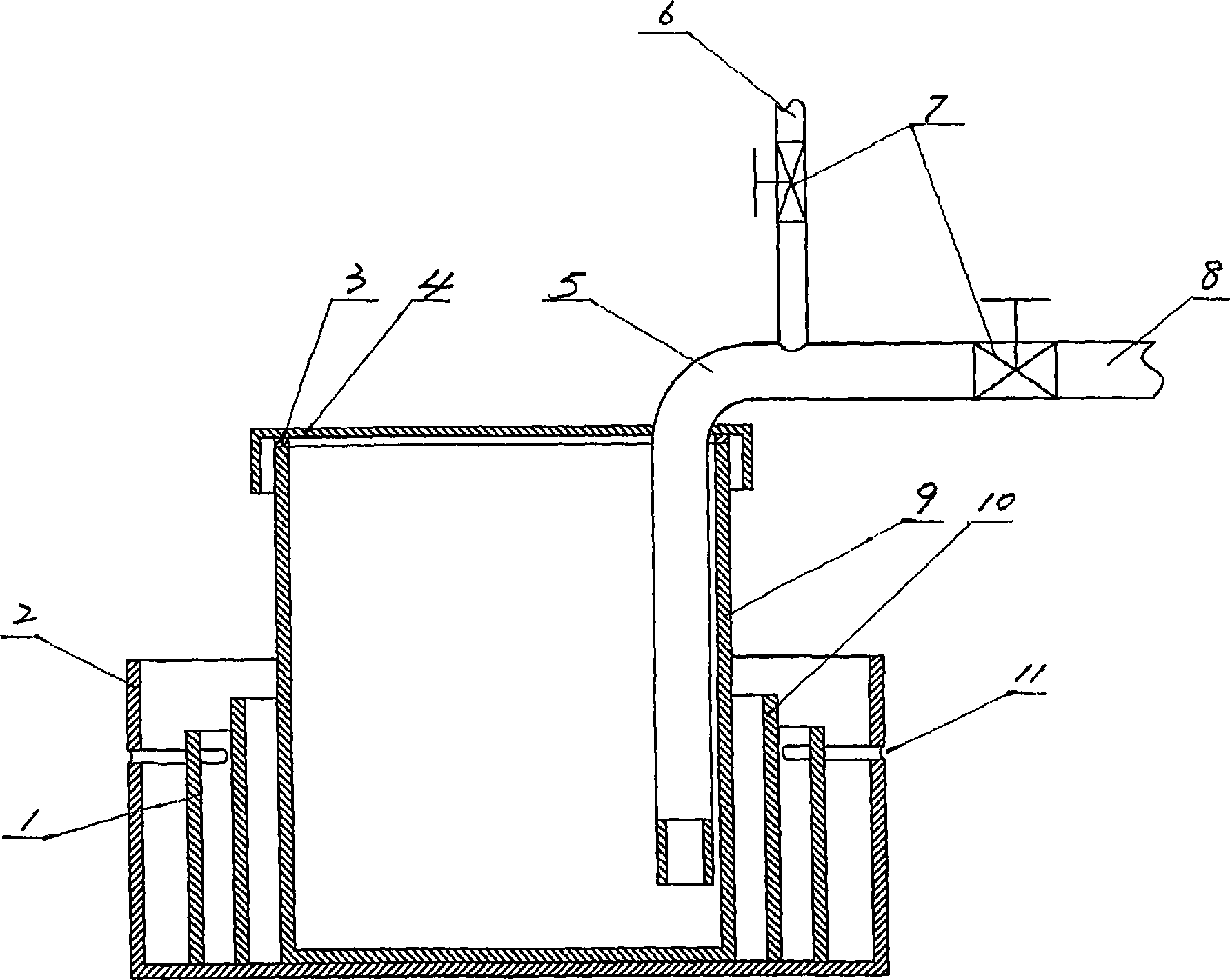 Algae water flocculation device