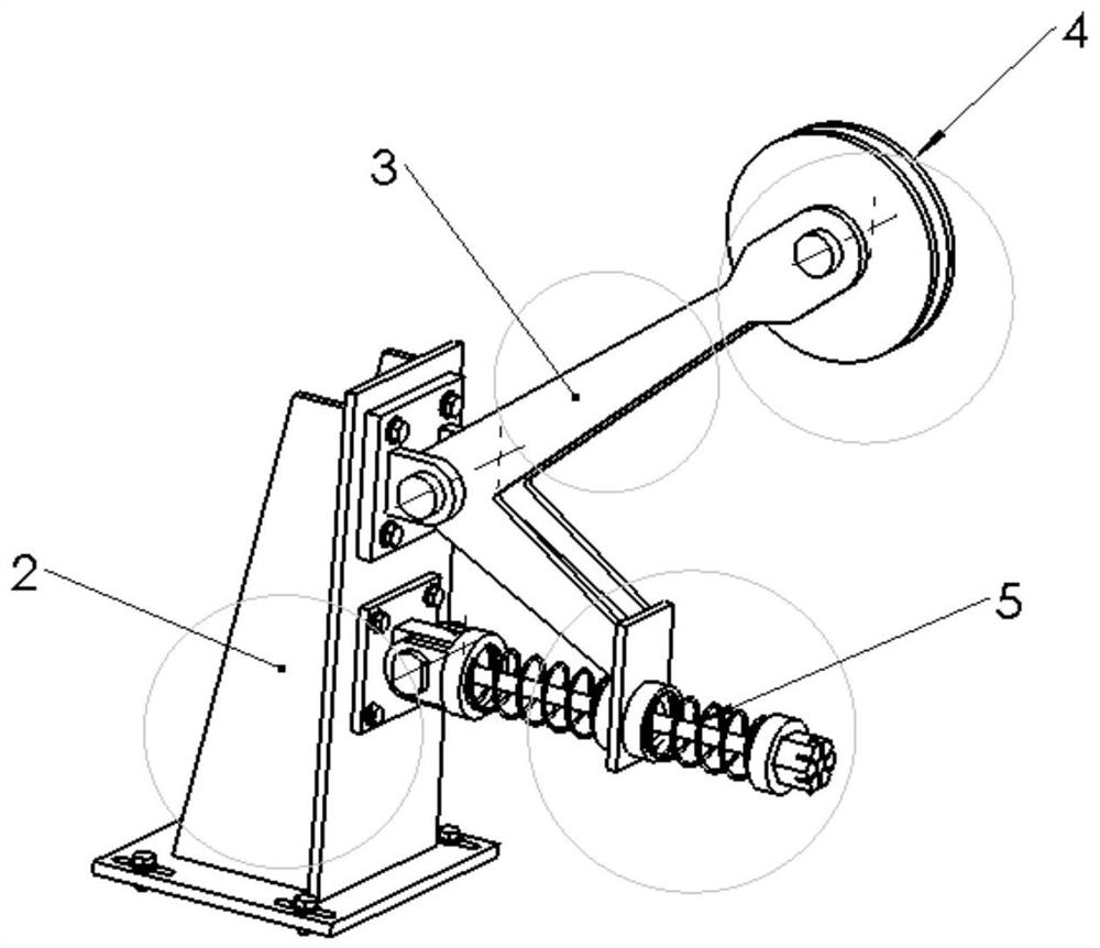 A limit bracket device for an underwater platform lifting system