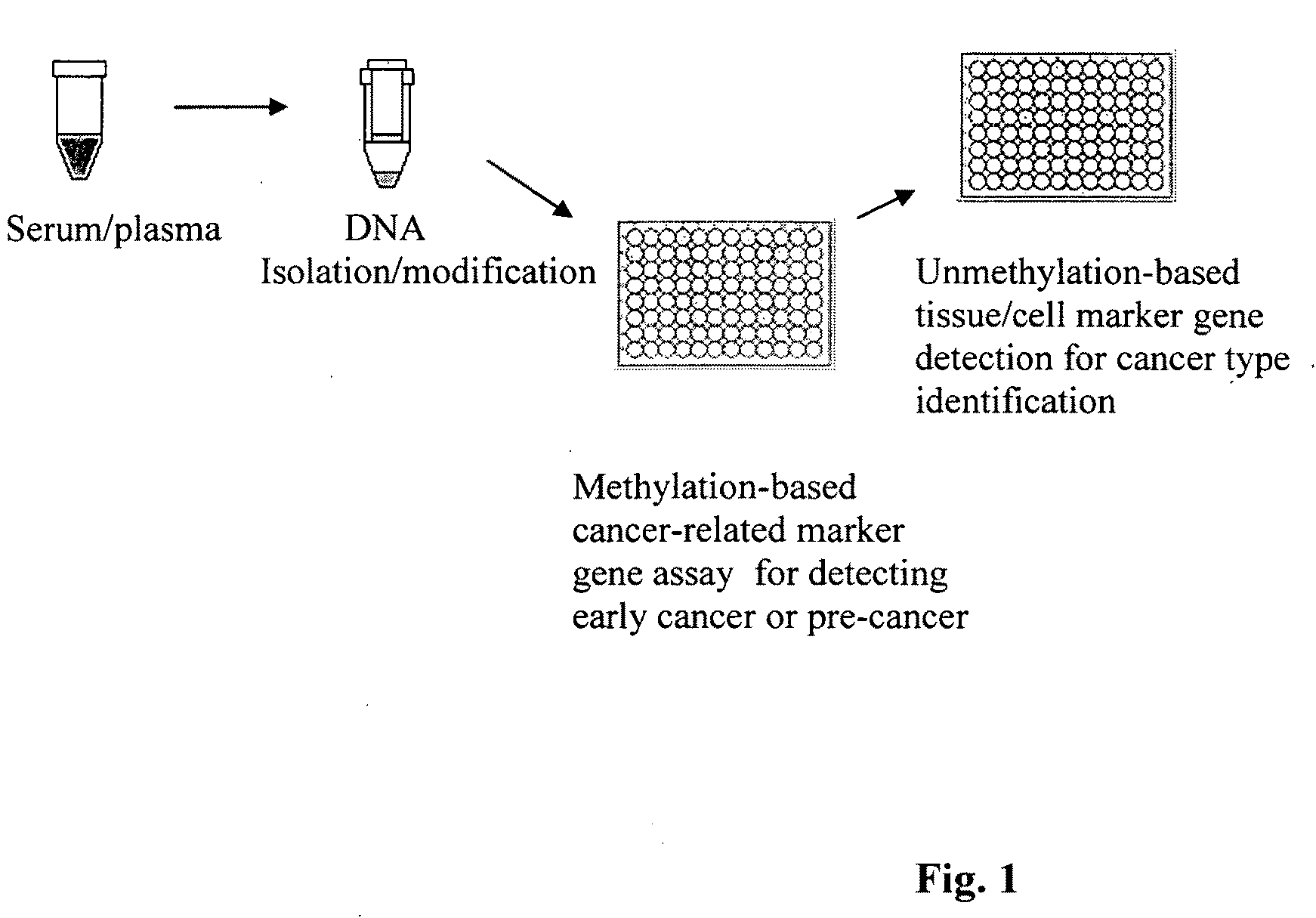 Method and kit for detection of early cancer or pre-cancer using blood and body fluids