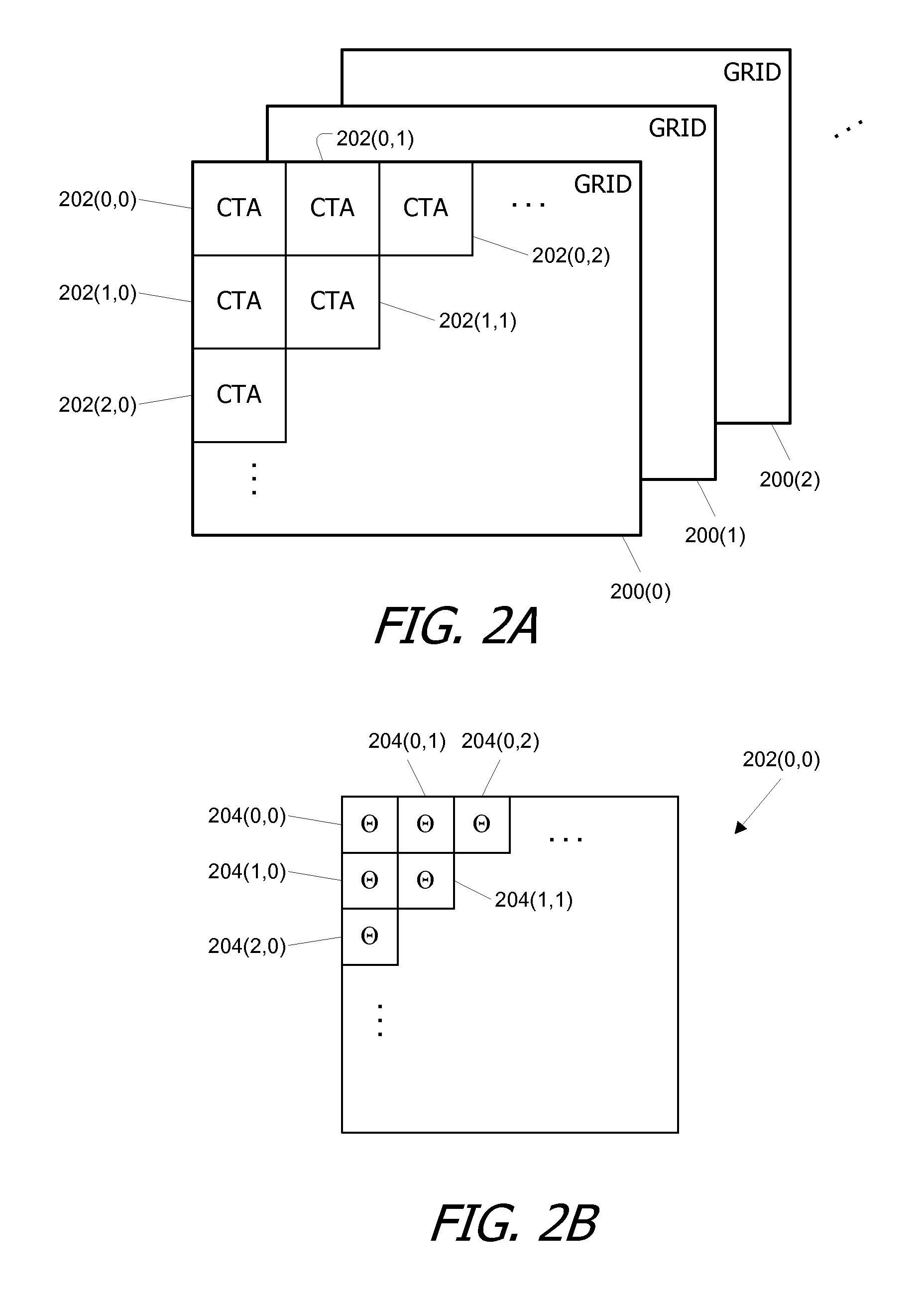 Virtual architecture and instruction set for parallel thread computing
