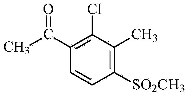 Process for synthesizing triketone herbicide cyclic sulcotrione
