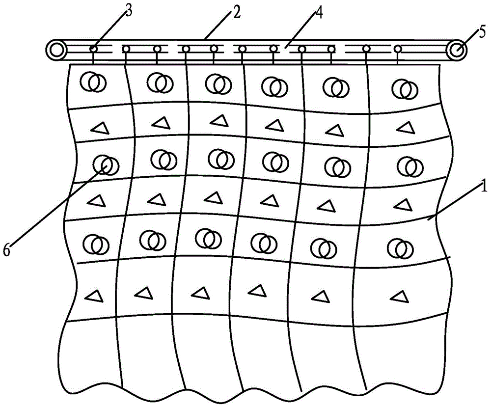 Digital technology based weaving and printing combined design style curtain and manufacturing method thereof