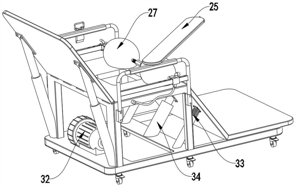 Anti-gliding child bed chair suitable for critical child patient in semi-sitting and lying position