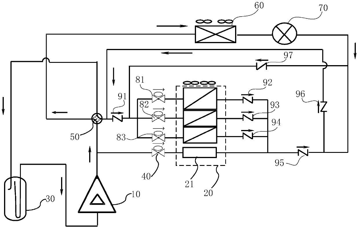 Fault detection method for multi-connected system and its antifreeze valve body