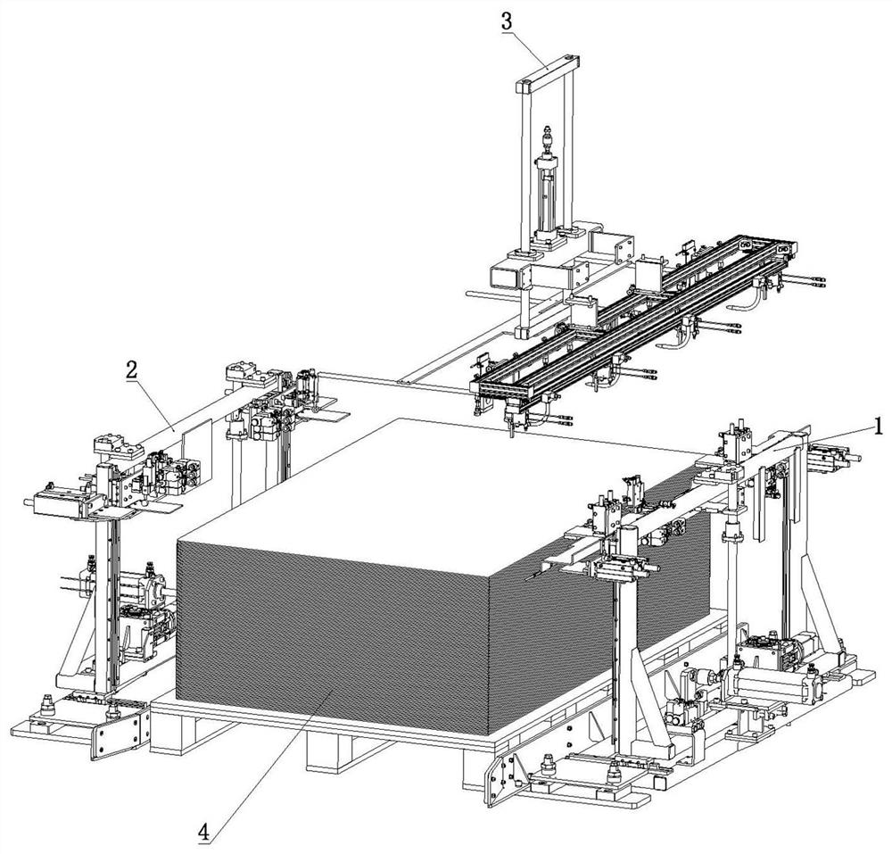 Automatic paper sorting and recycling device for glass stacks