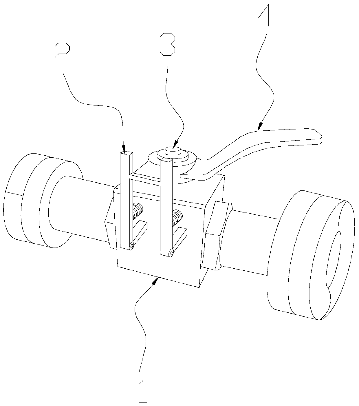 Gas pipe flexible connection valve with multiple seals