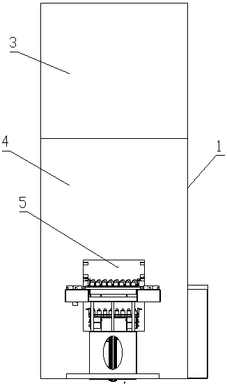 Automatic hanging type drying and cooling device