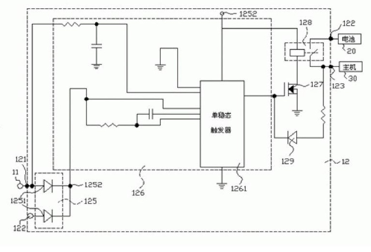 Power-saving circuit of electronic device