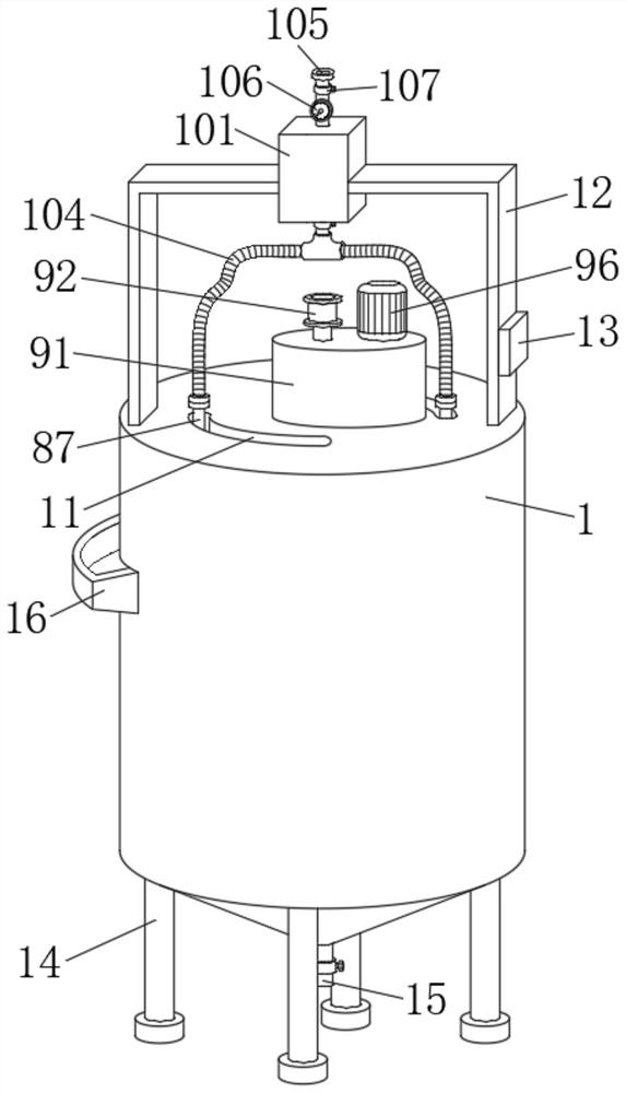 Deamination tower wastewater treatment device and use method thereof