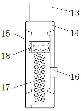 A waste water treatment acid-base dosing device for thermal power plants