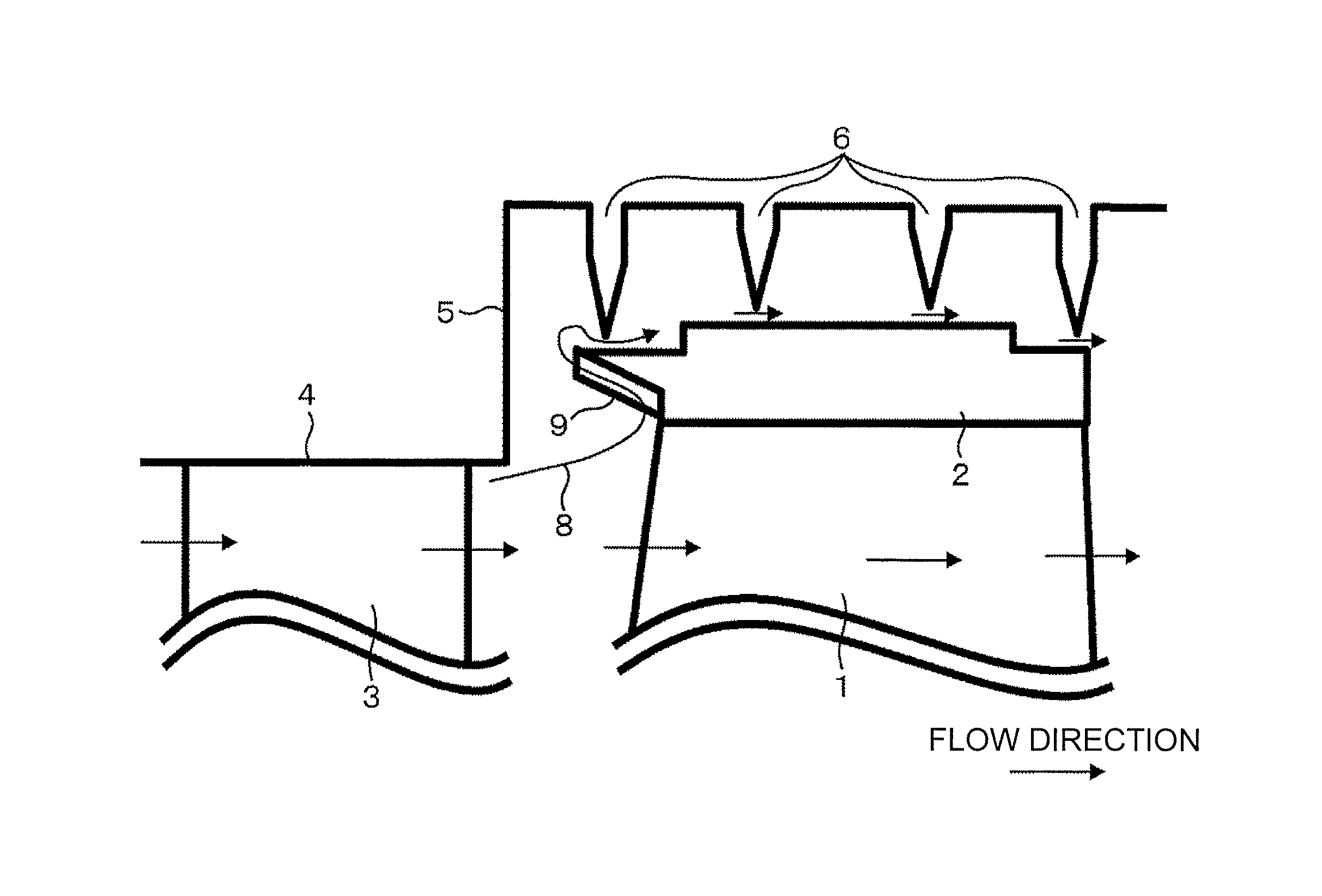Rotor oscillation preventing structure and steam turbine using the same