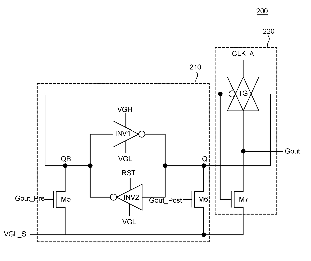 Gate in Panel (GIP) Driving Circuit and Display Device Using the Same