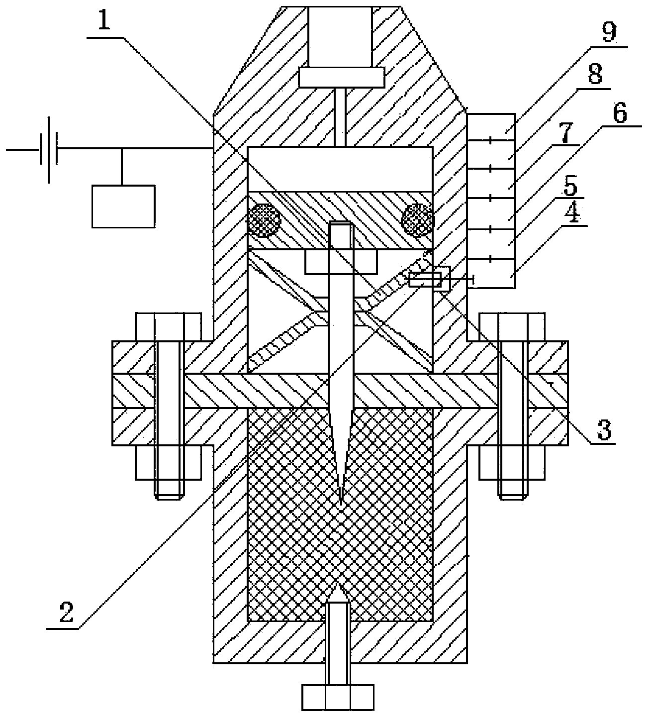 Belleville spring detection mechanism of vehicle