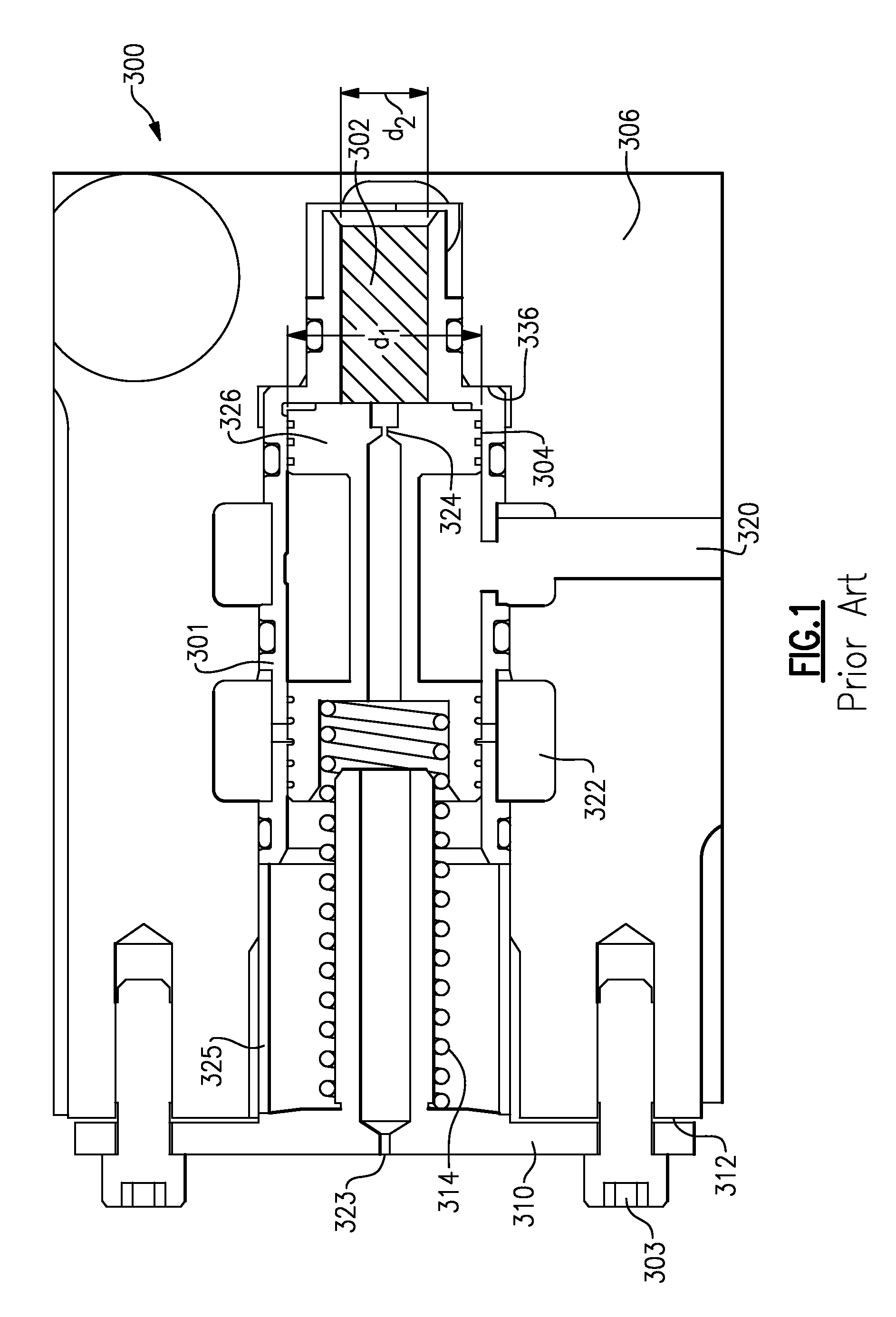 Oil pressure regulating valve for generator applications