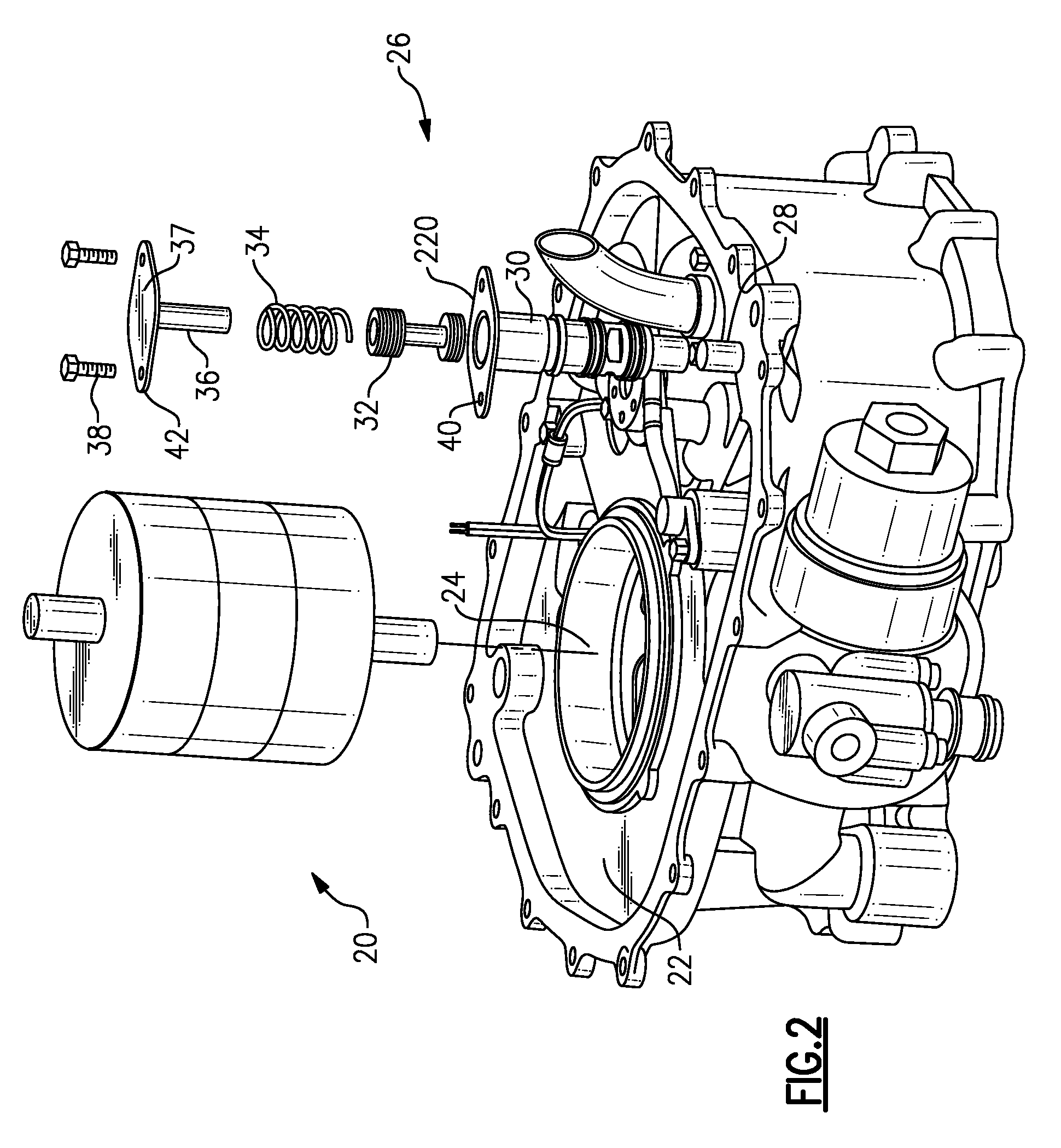 Oil pressure regulating valve for generator applications