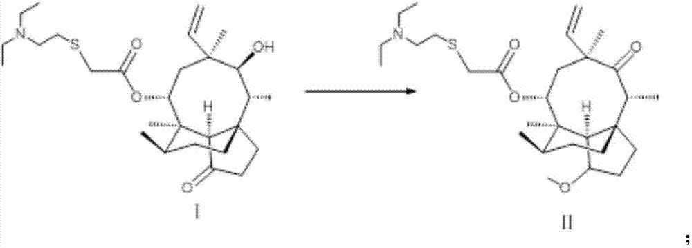 Novel method for preparing external-use antibiotic drug retapamulin